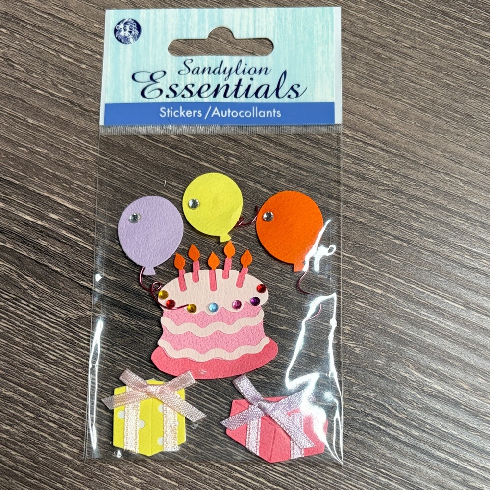 ❤️ $5 Sandylion Essentials Birthday Stickers